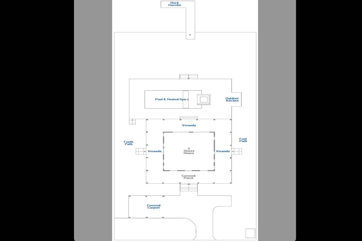 Exterior floor plan