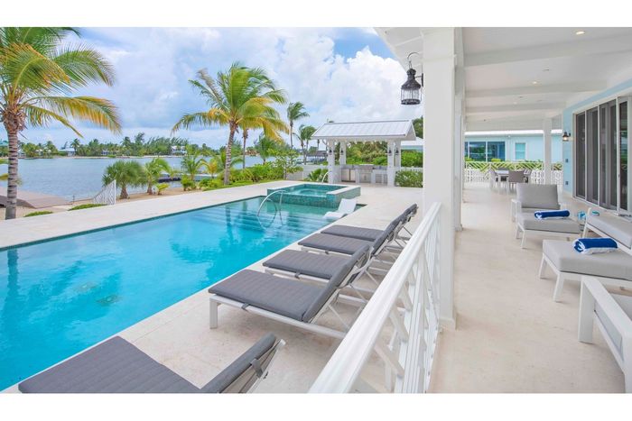 Patio and pool area