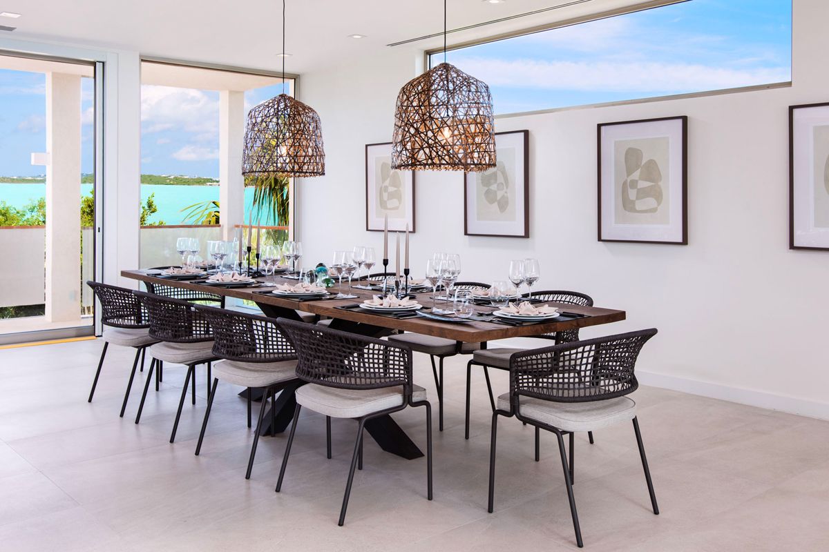 Formal dining area