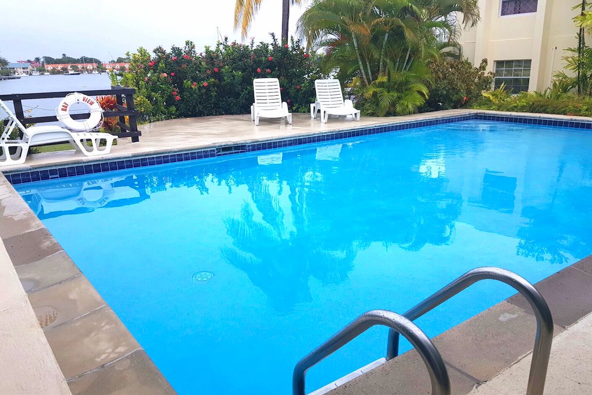 Communal pool at Bay View