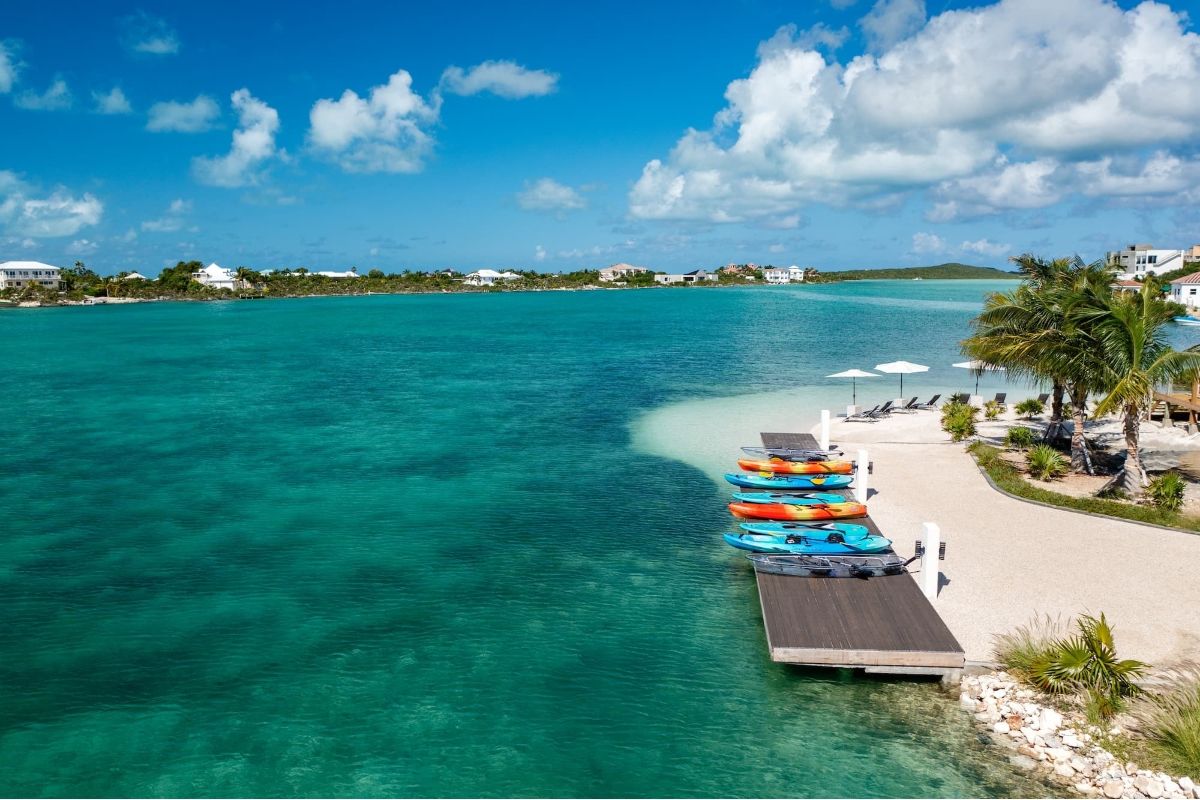 Beachy area and dock