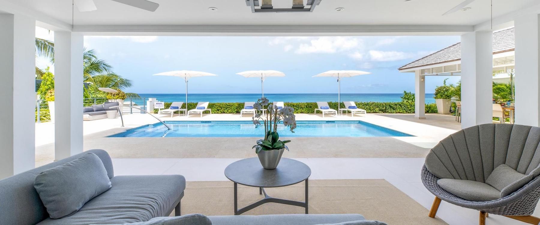 Poolside terrace