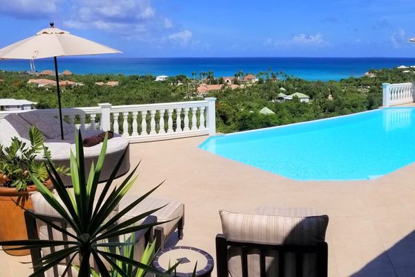 Mille Fleurs Villa on St. Martin Mille Fleurs Villa is located in Terres Basses and overlooks Plum Bay Beach