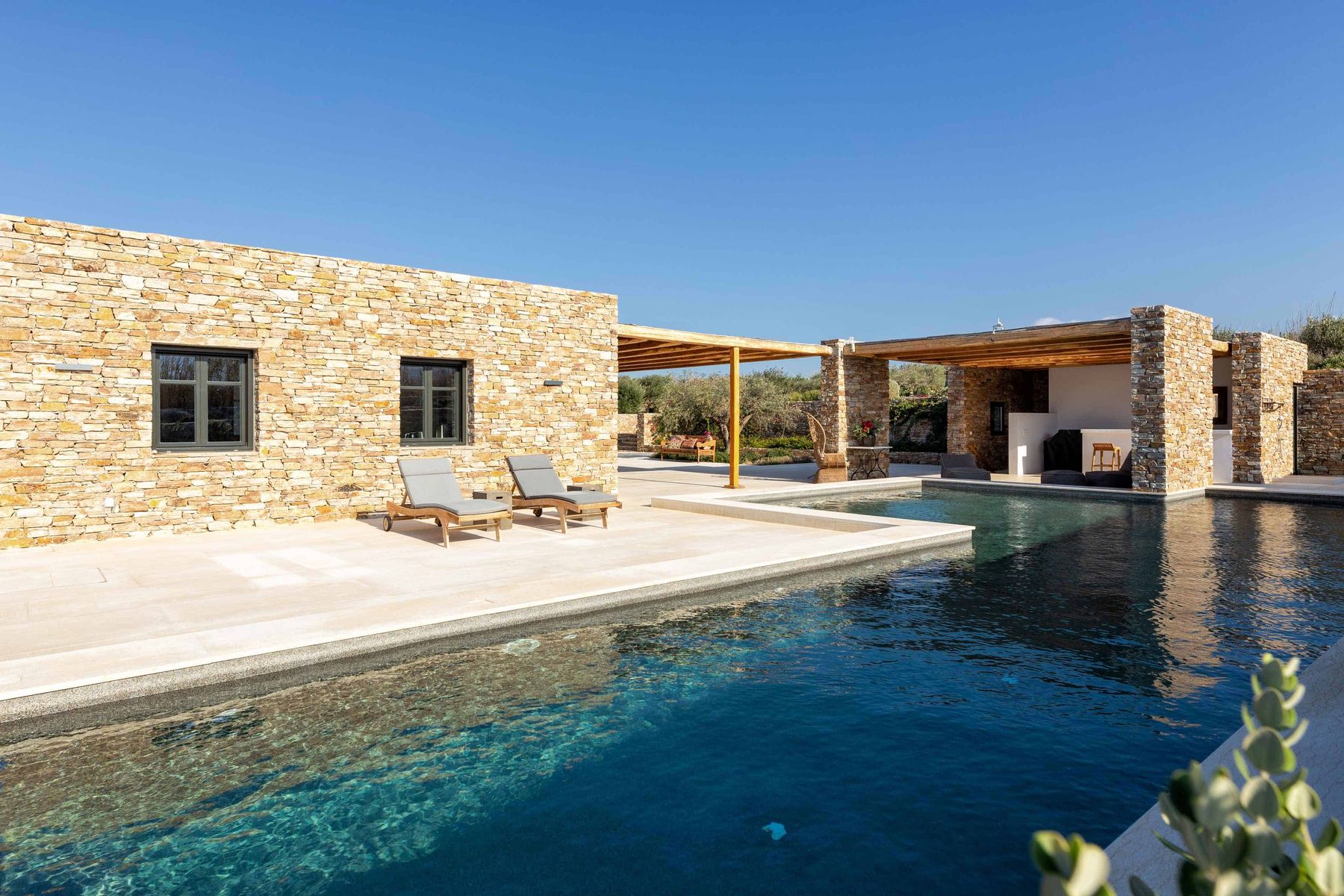 Private fresh water swimming pool
