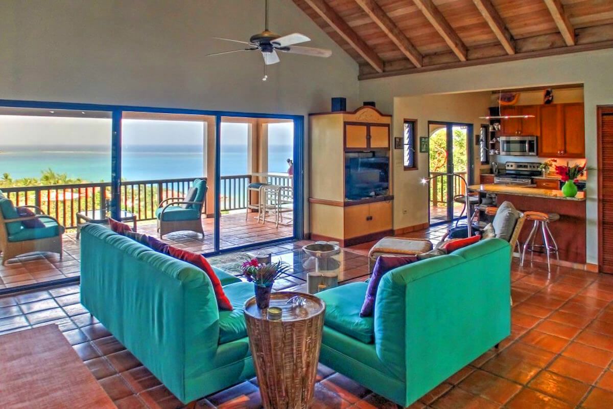 Amazing views from the living area and through the balcony