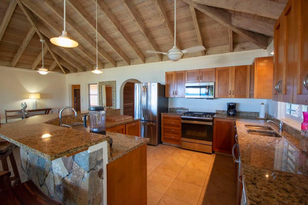 A well-equipped kitchen