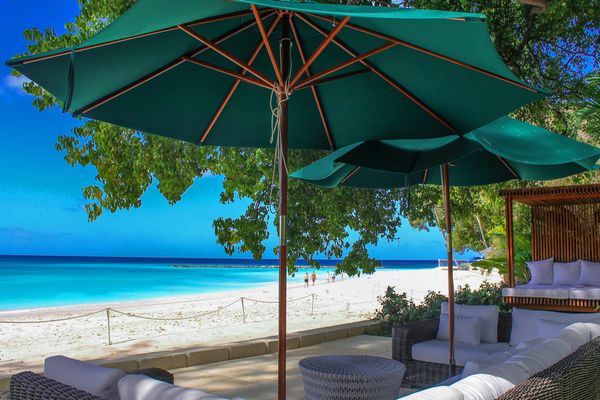 Landmark House and Cottage is located on a beautiful stretch of white sandy beach near Sandy Lane