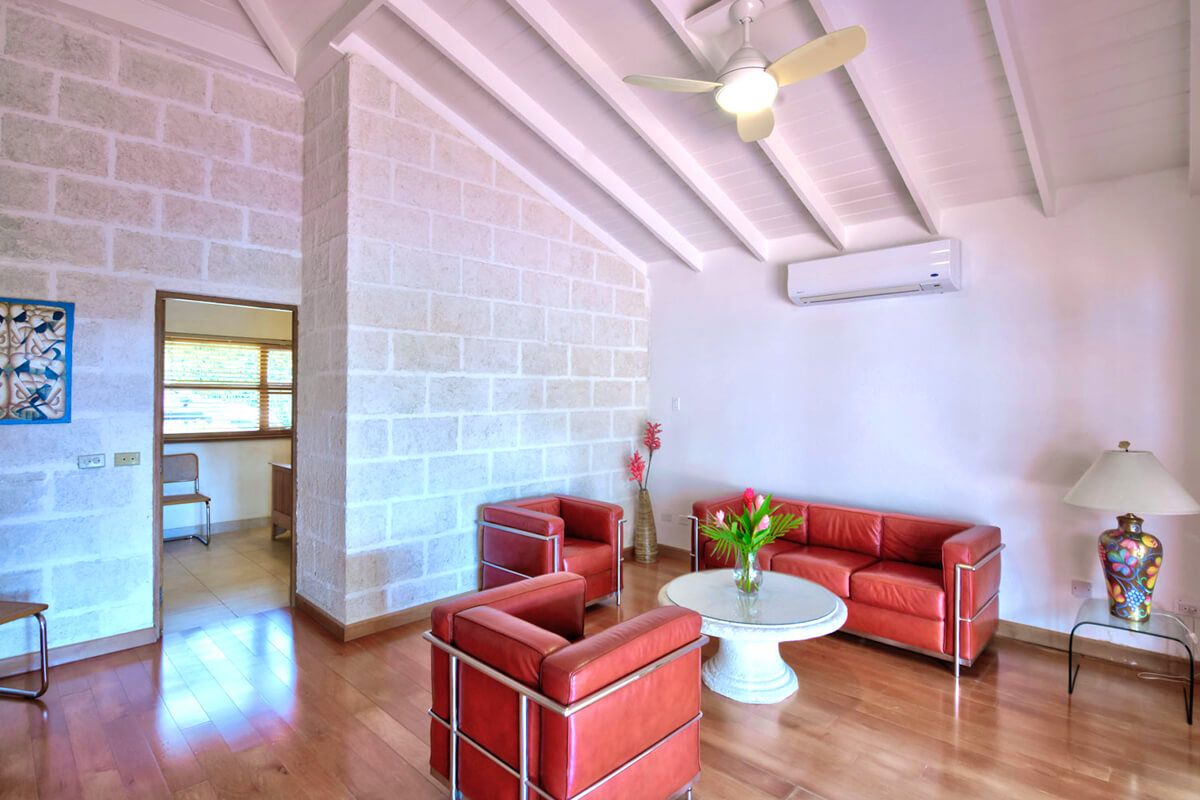 Living room in the cottage