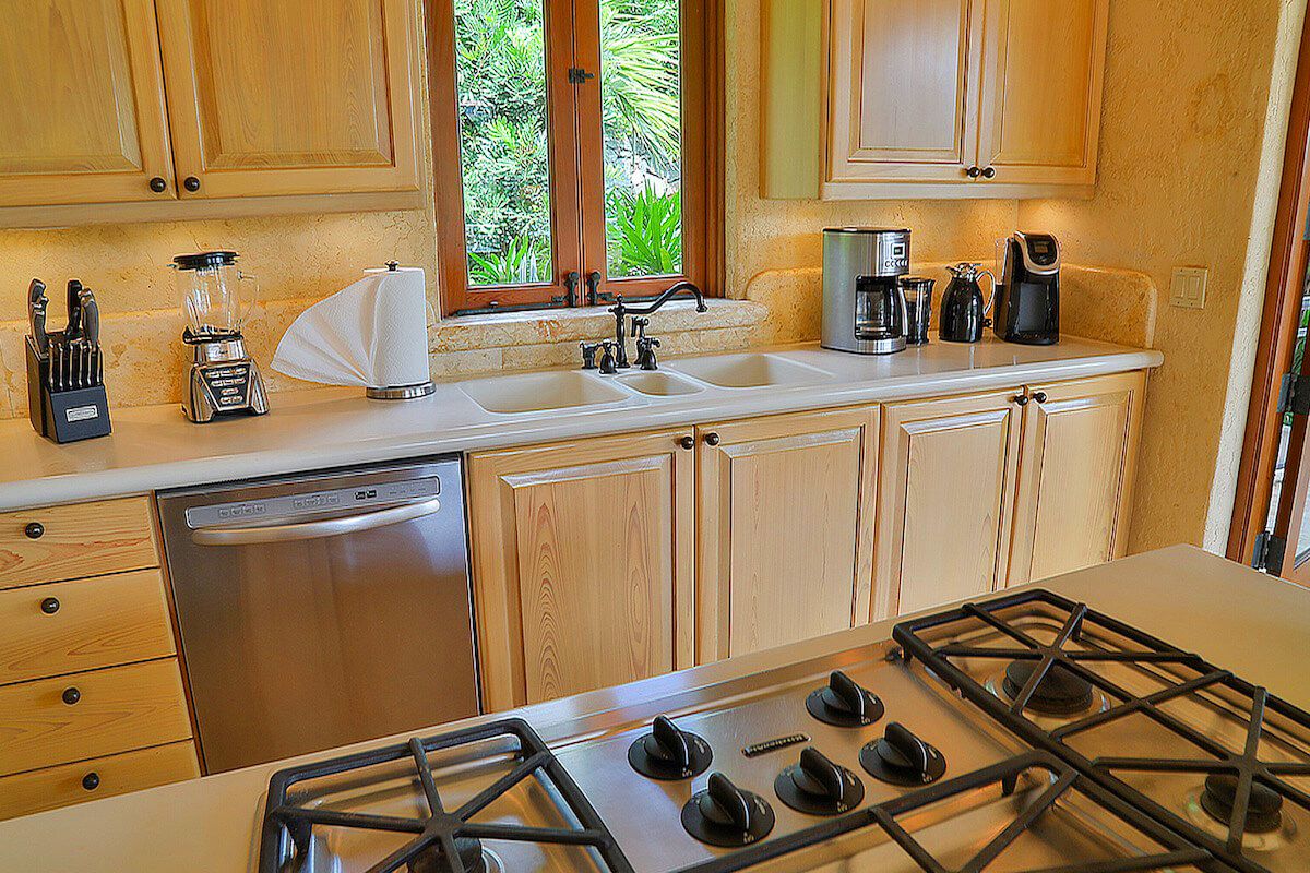 A well-equipped kitchen