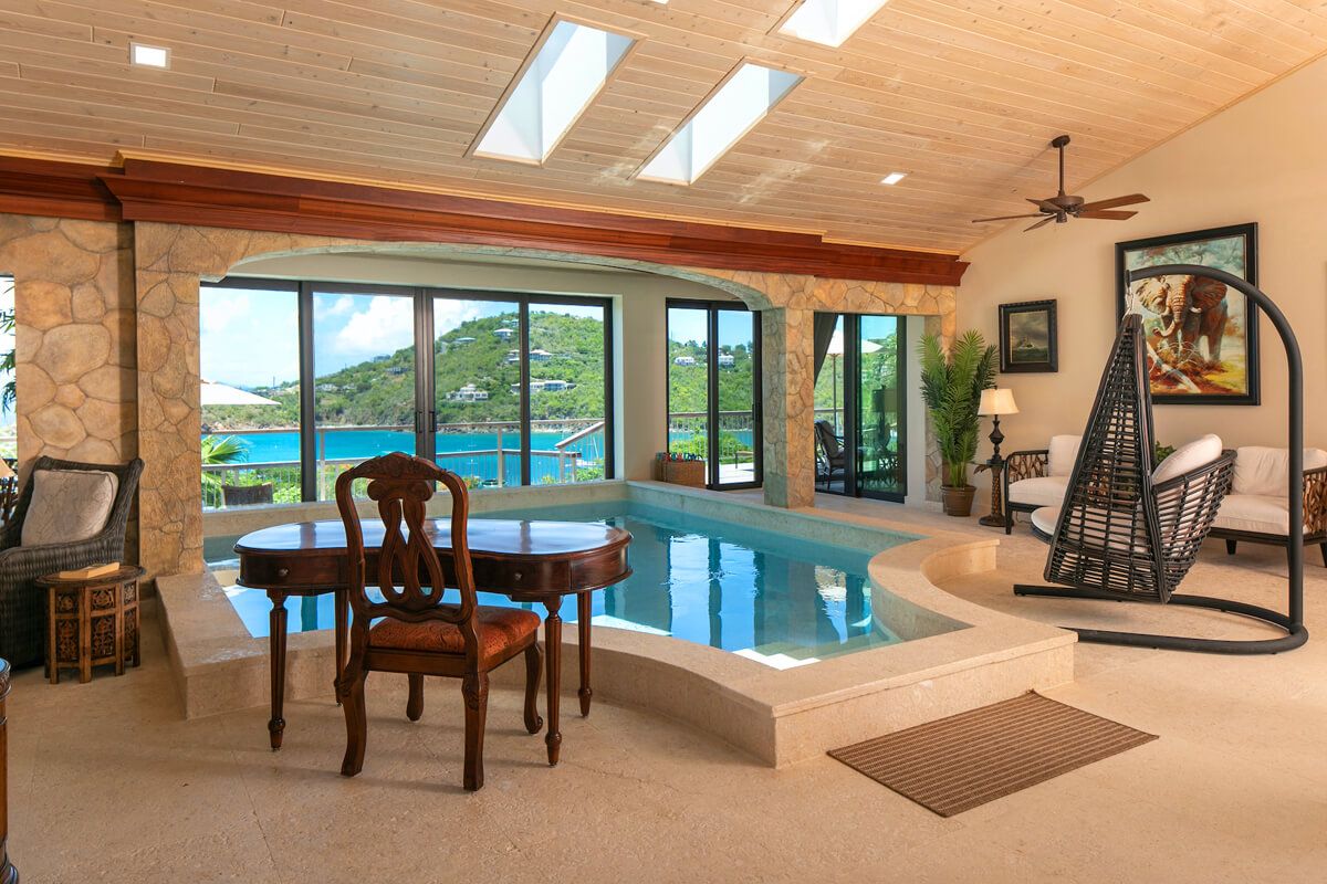 Indoor pool area