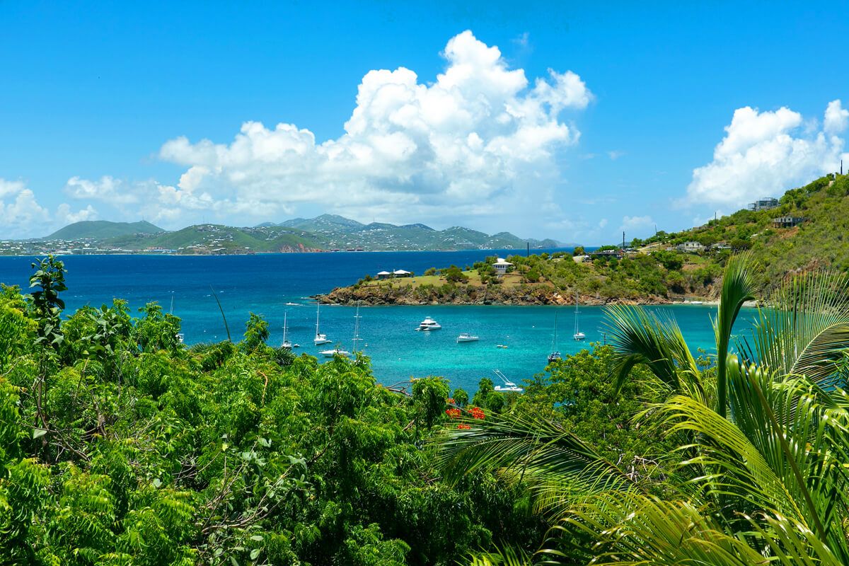 Aerial  of Great Cruz Bay