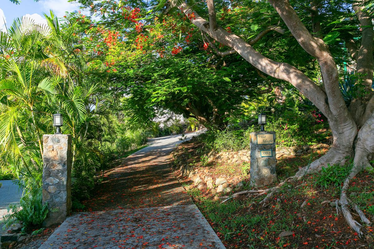 Villa driveway 