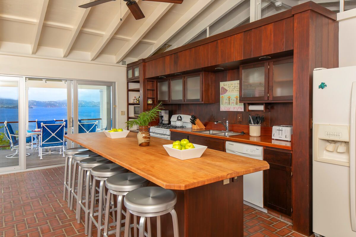A well-equipped kitchen