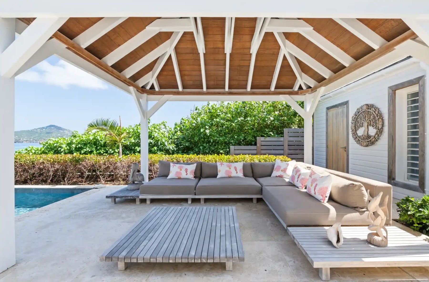 Terrace by the pool