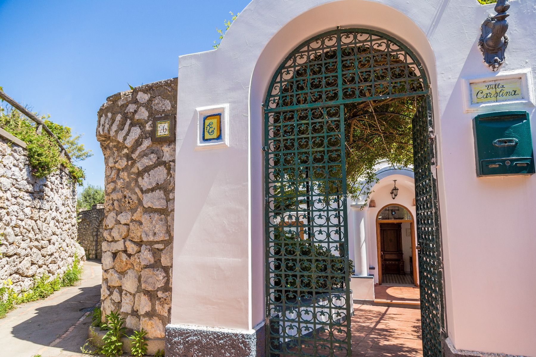 Caprese villa photo.