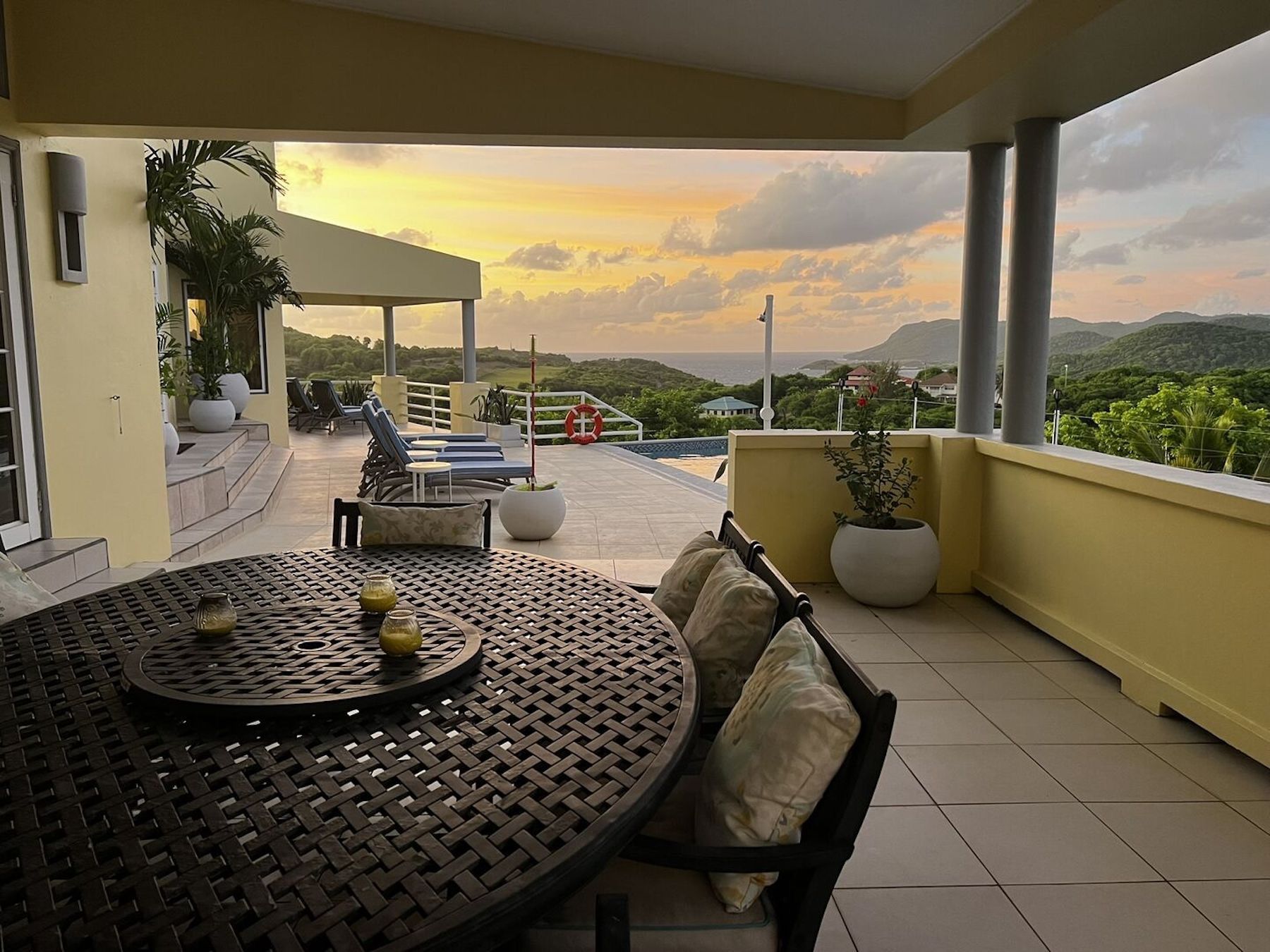 Views from the terrace