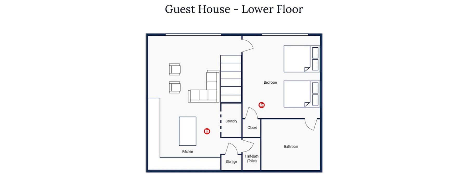 Guest House Floor Plan - Lower Level