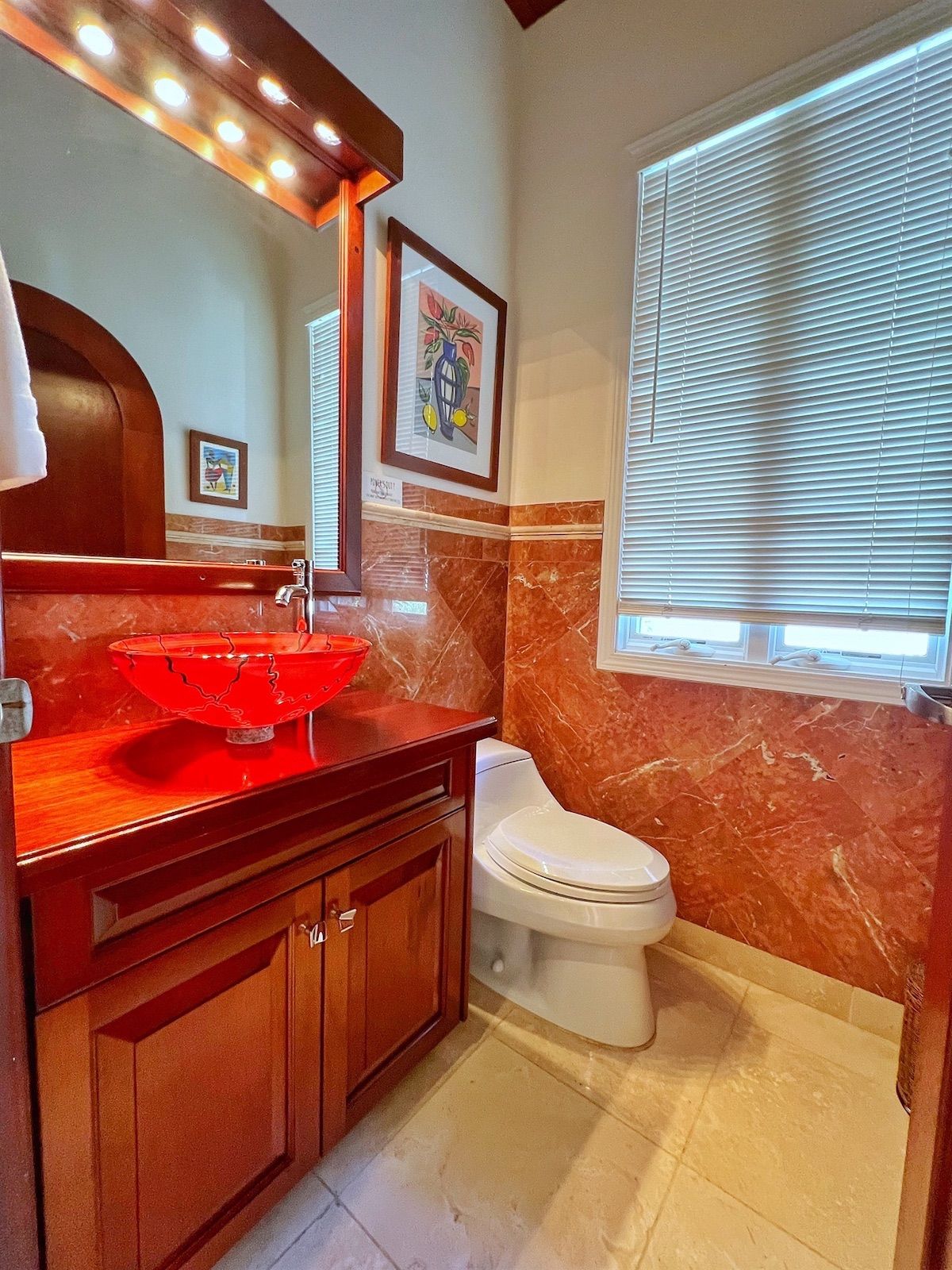 Half bath located on the main floor