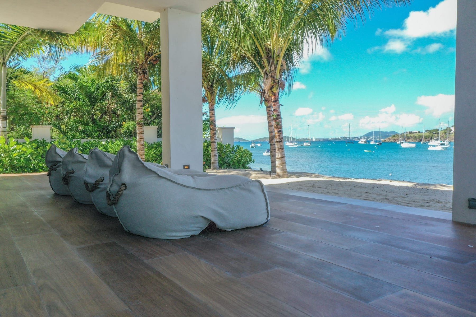Comfortable seating on the front porch