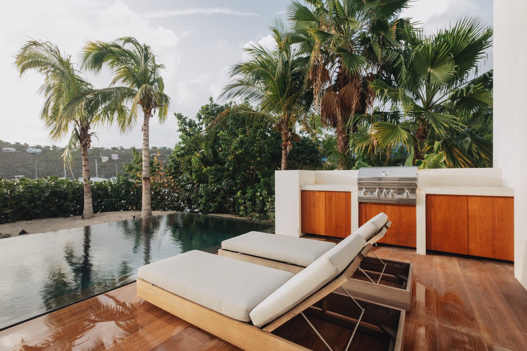 Poolside loungers