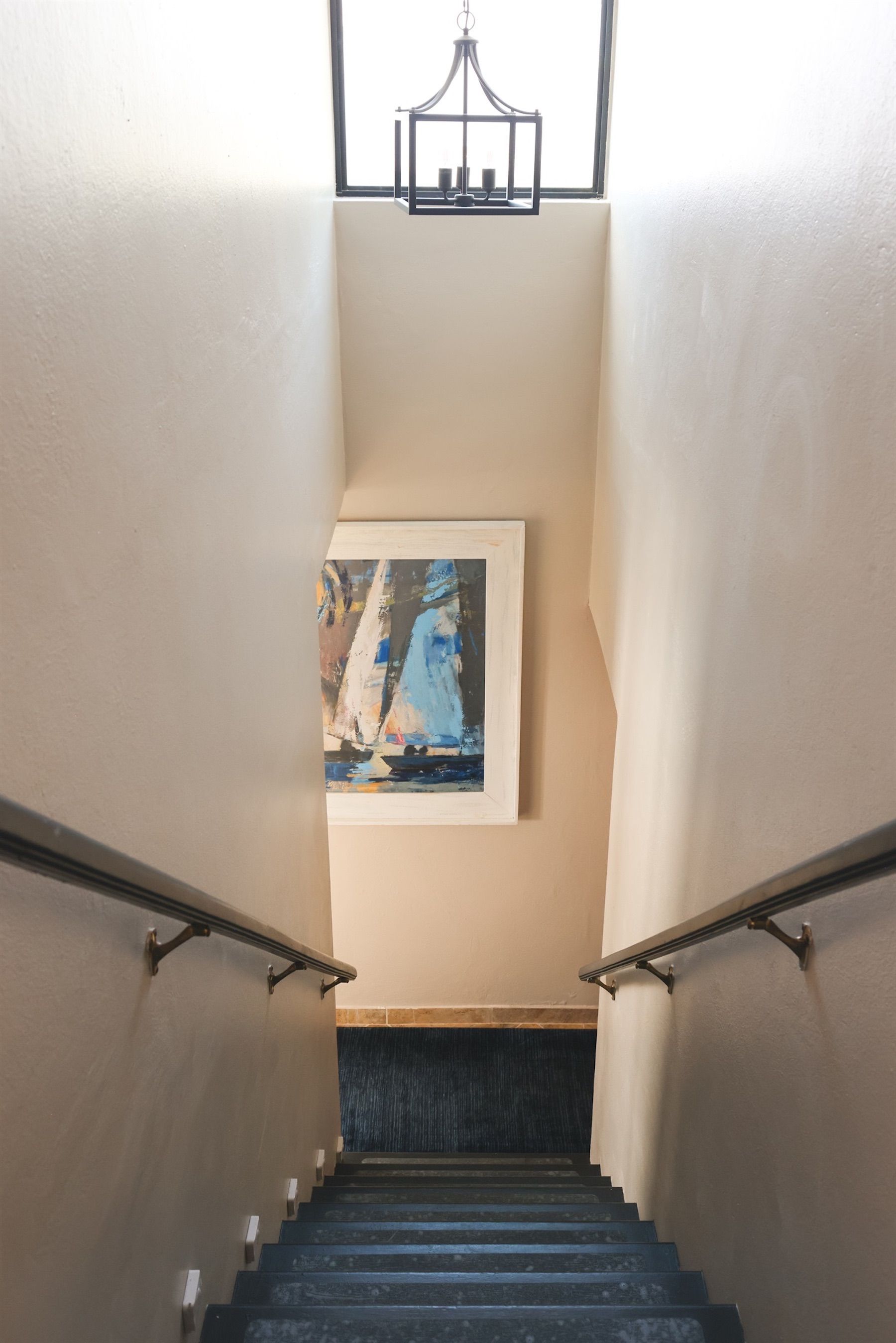 Stairs to upper level