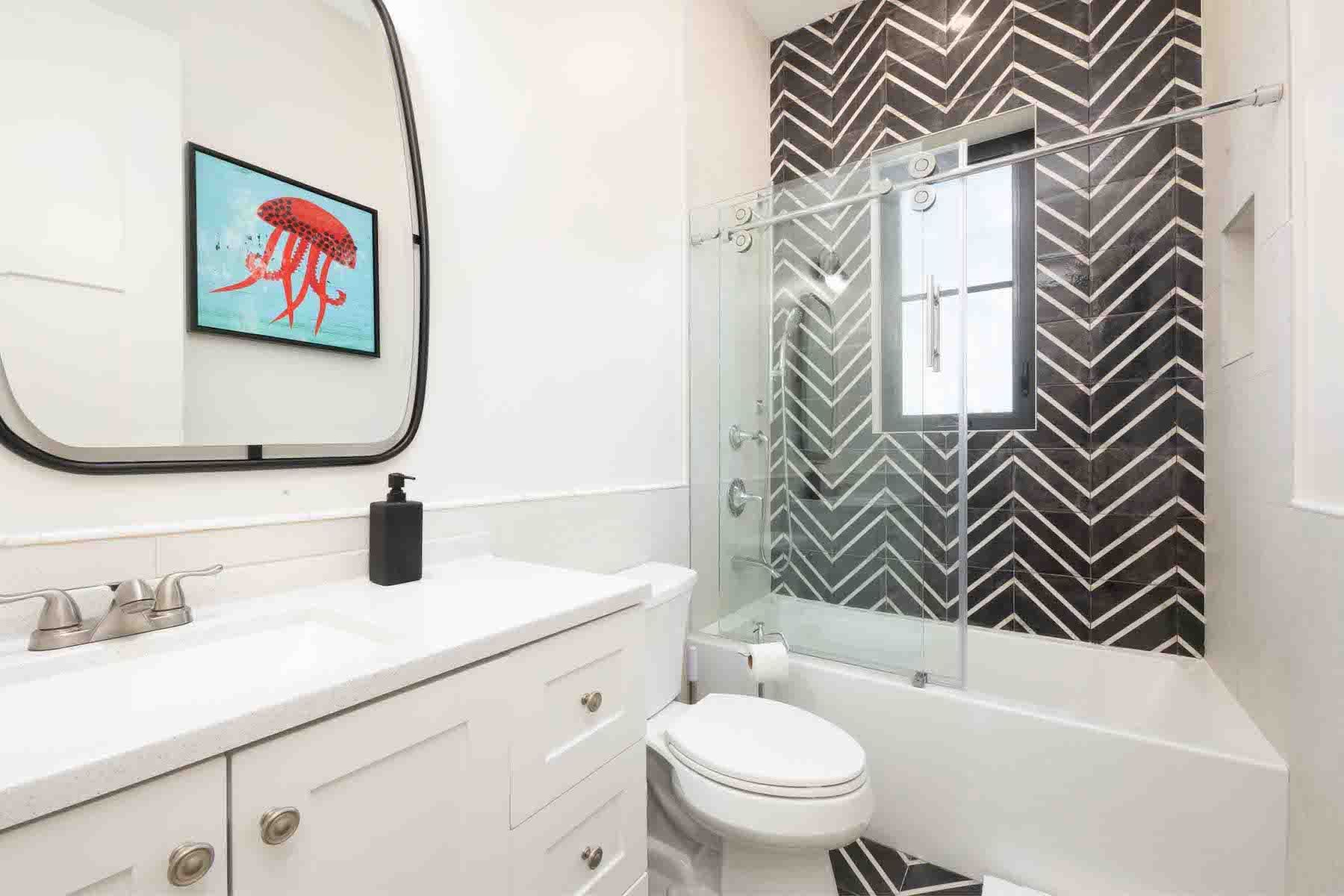 Half bath on upper level