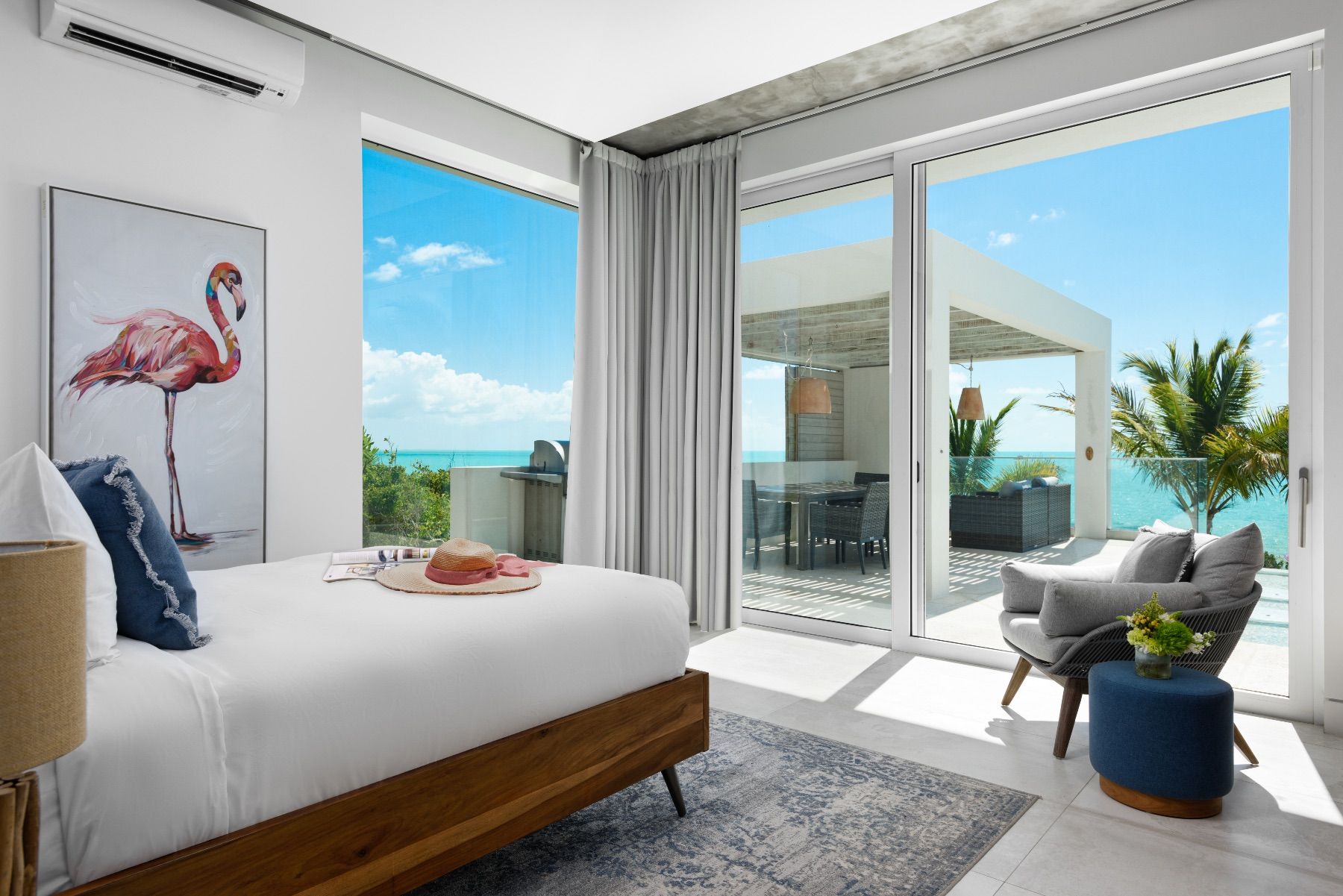 Main Level Bedroom with exterior access