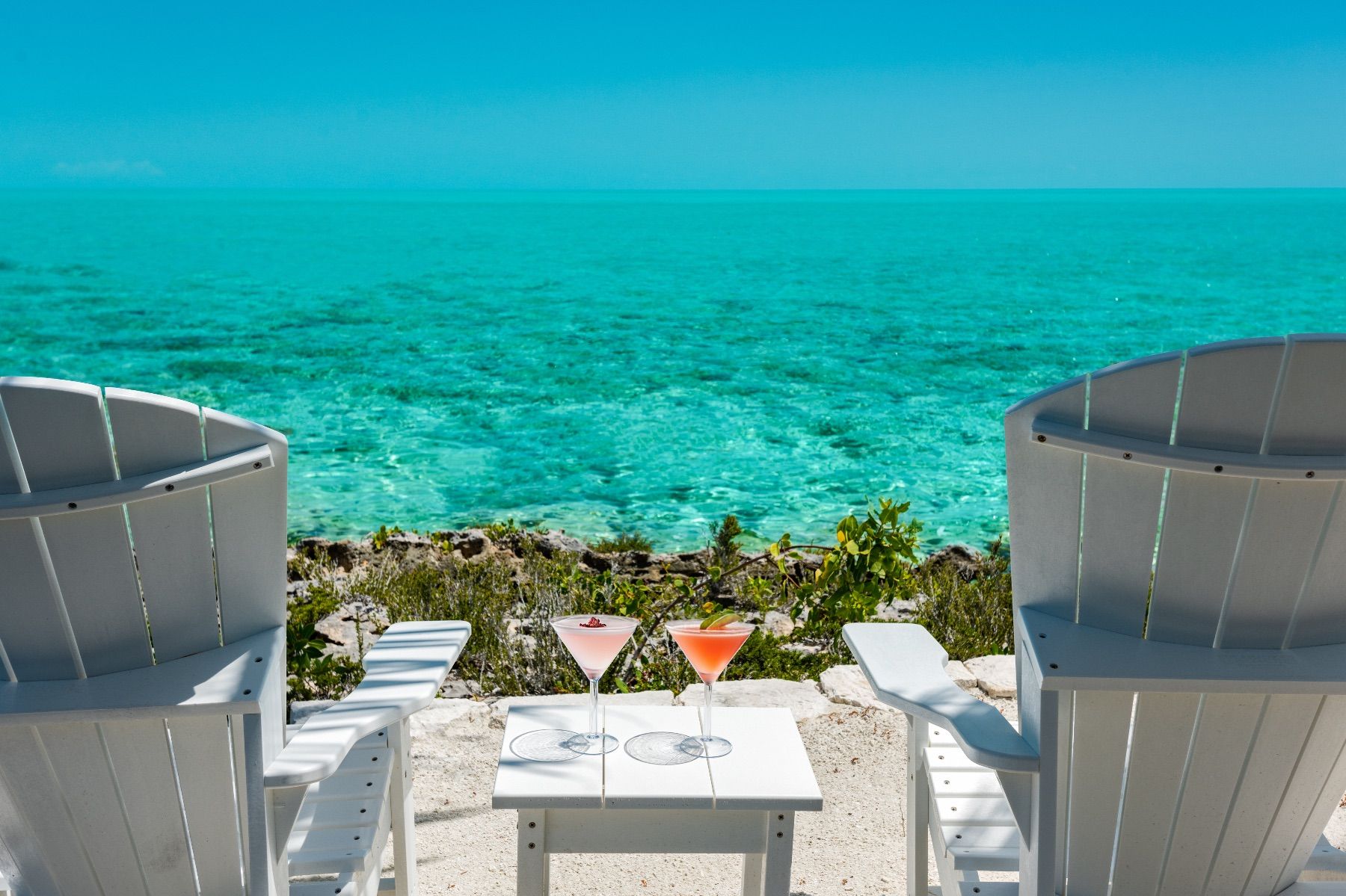 Waterfront chairs and loungers