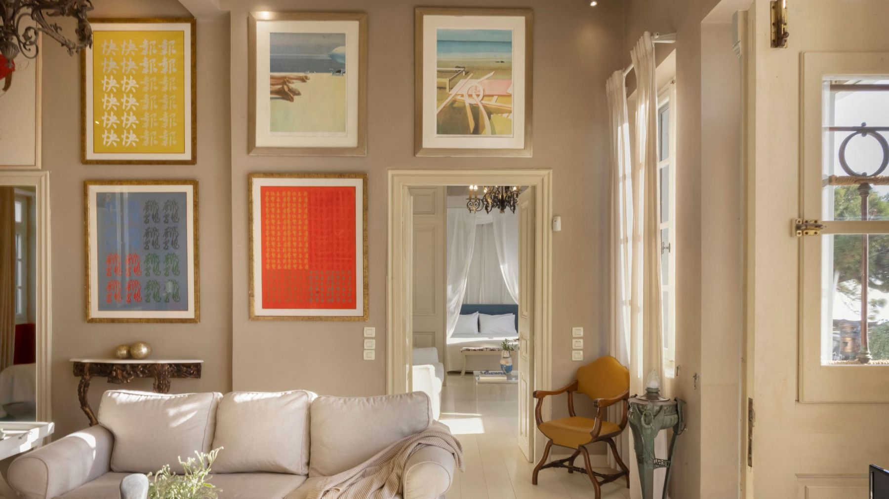Rainbow villa photo.