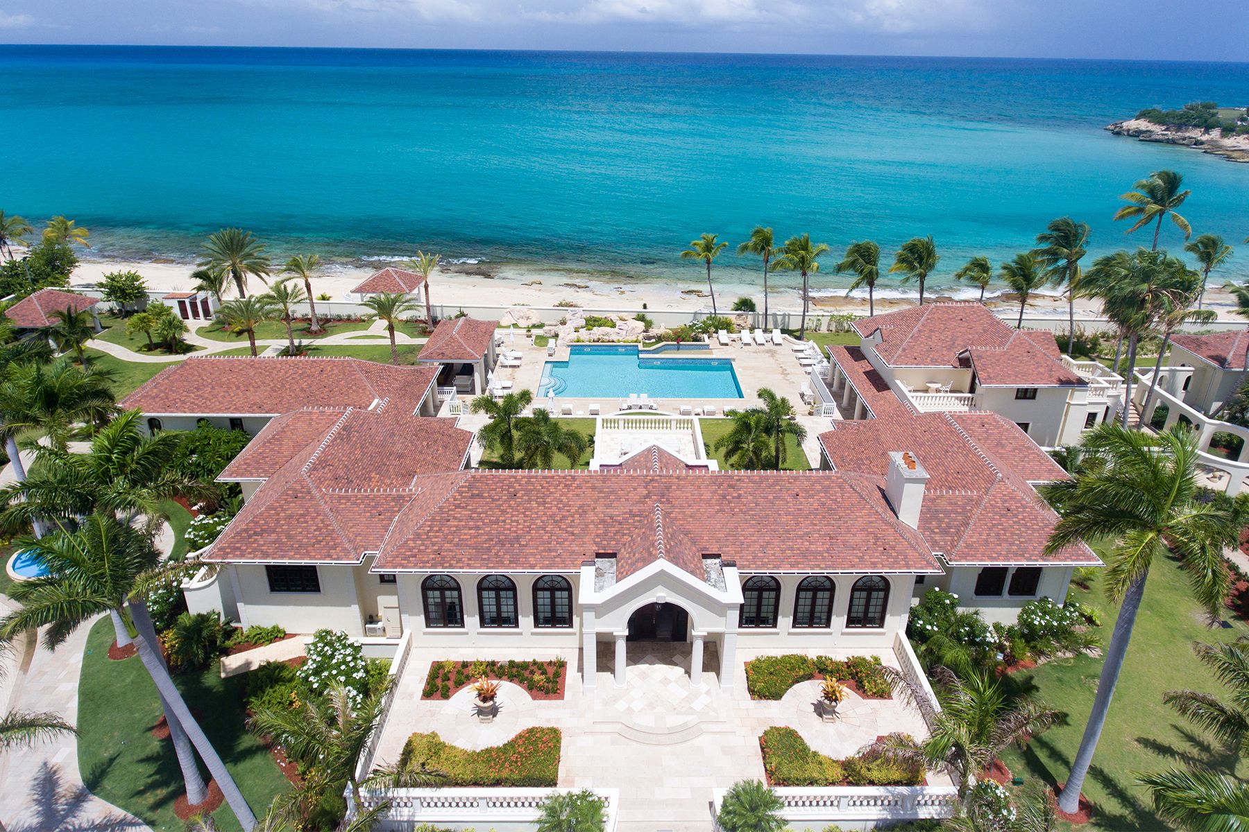 Aerial view of Le Chateau Des Palmiers 