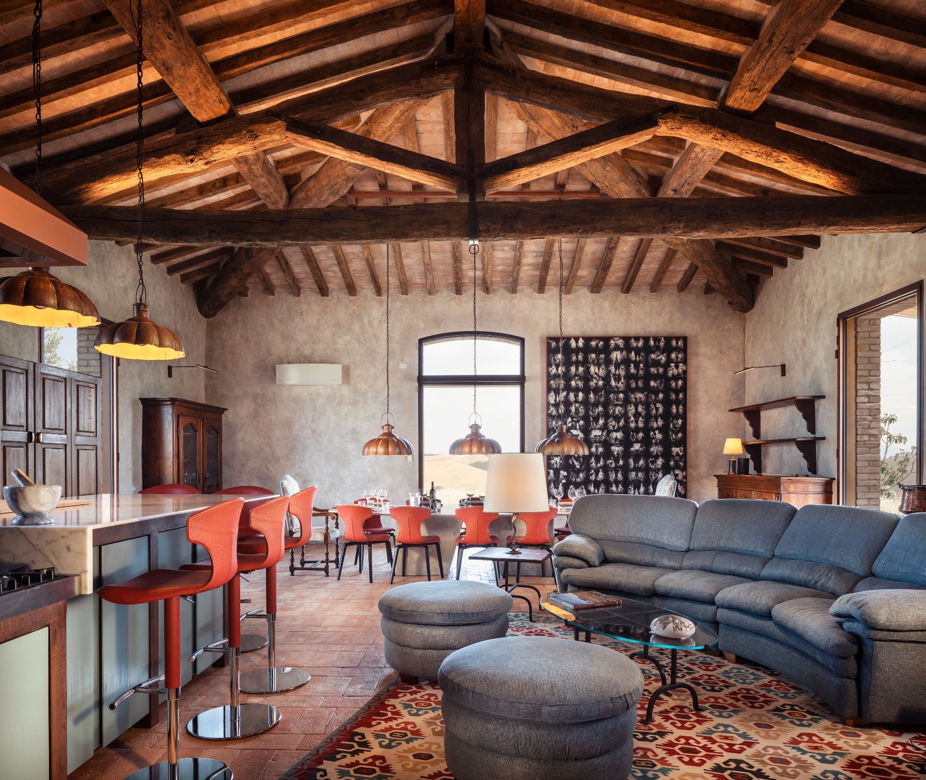 Le Crete villa photo.