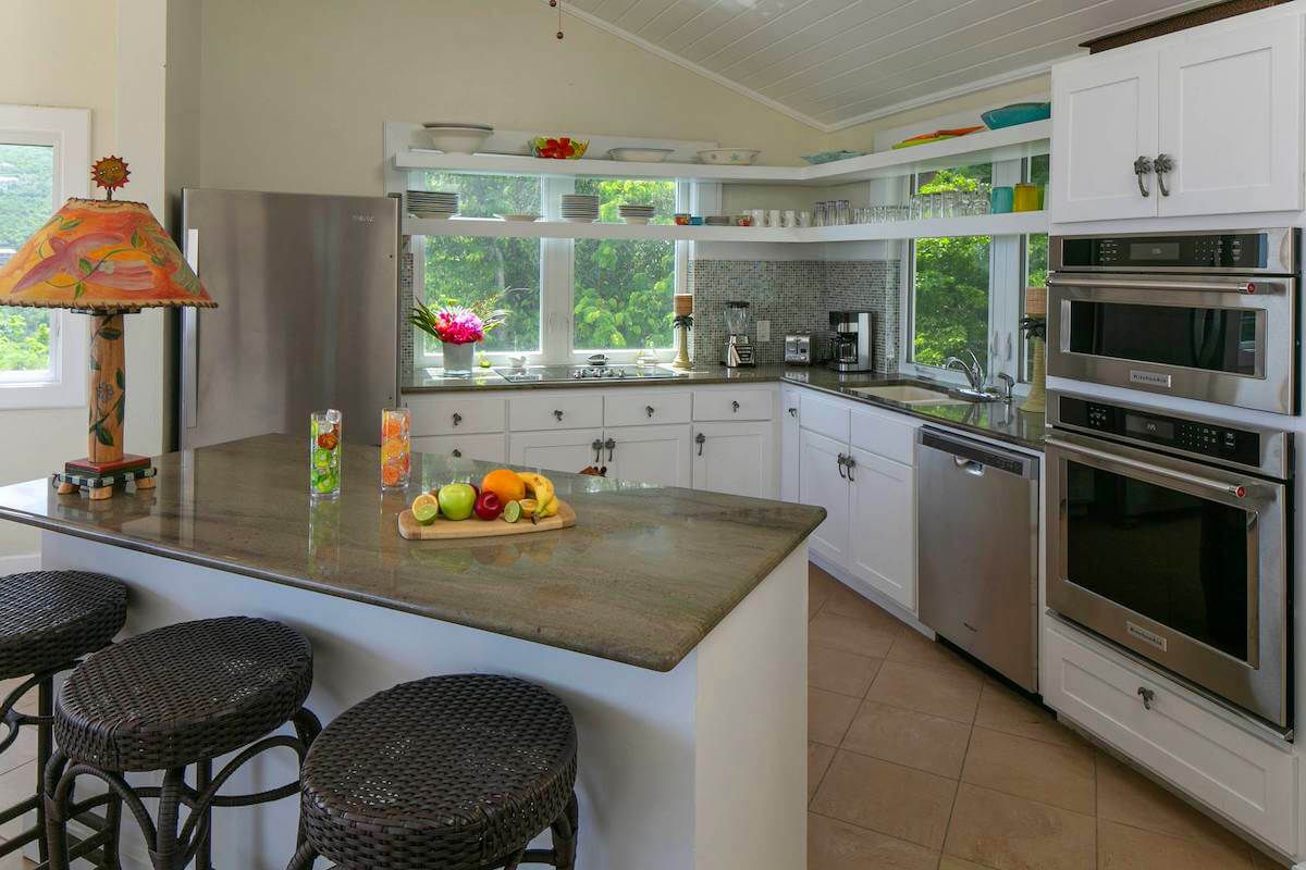 A well-equipped kitchen