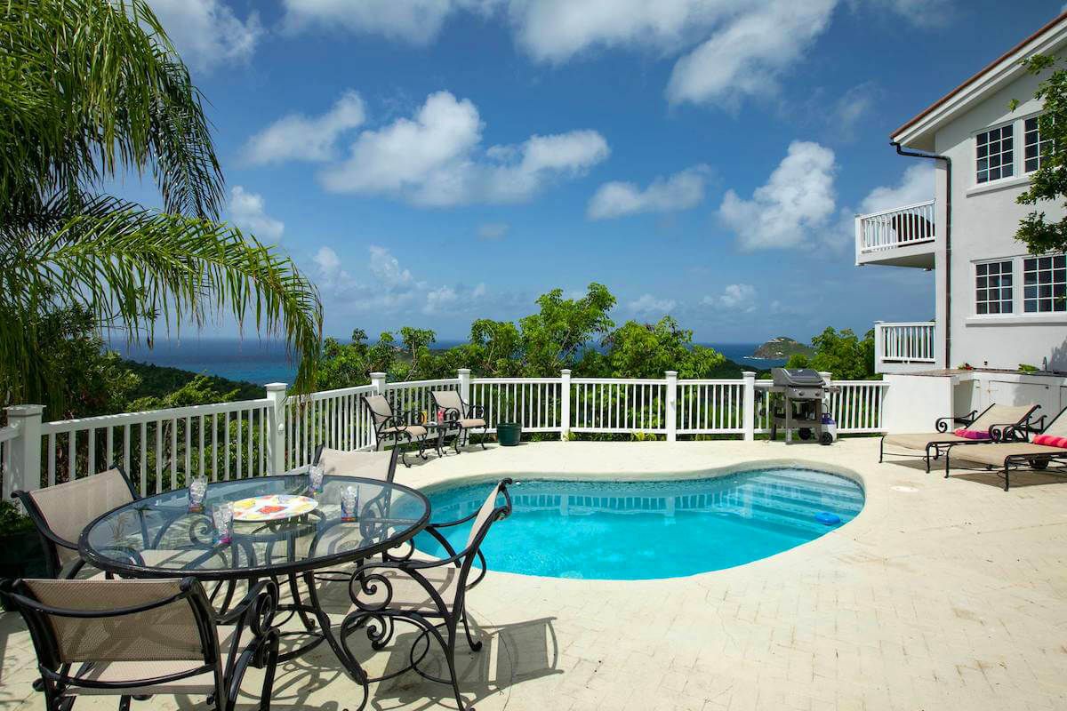 Pool area seating