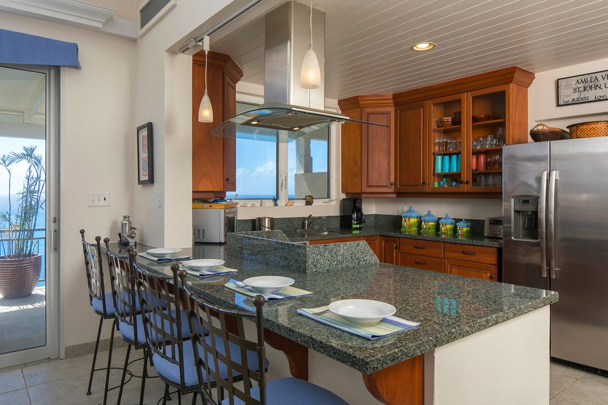 A well-equipped kitchen