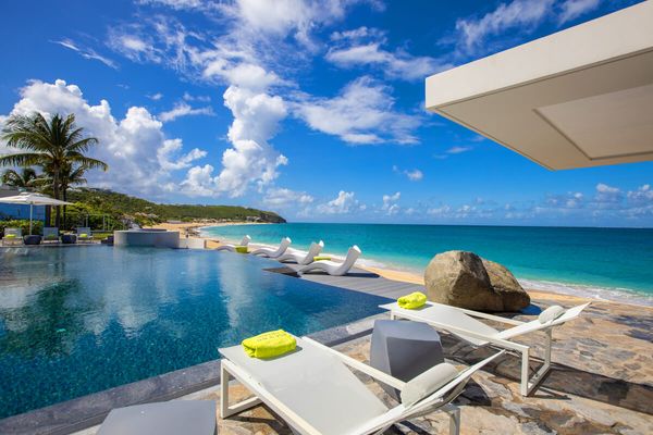 Le Reve Villa is located on a private stretch of beach in Baie Rouge