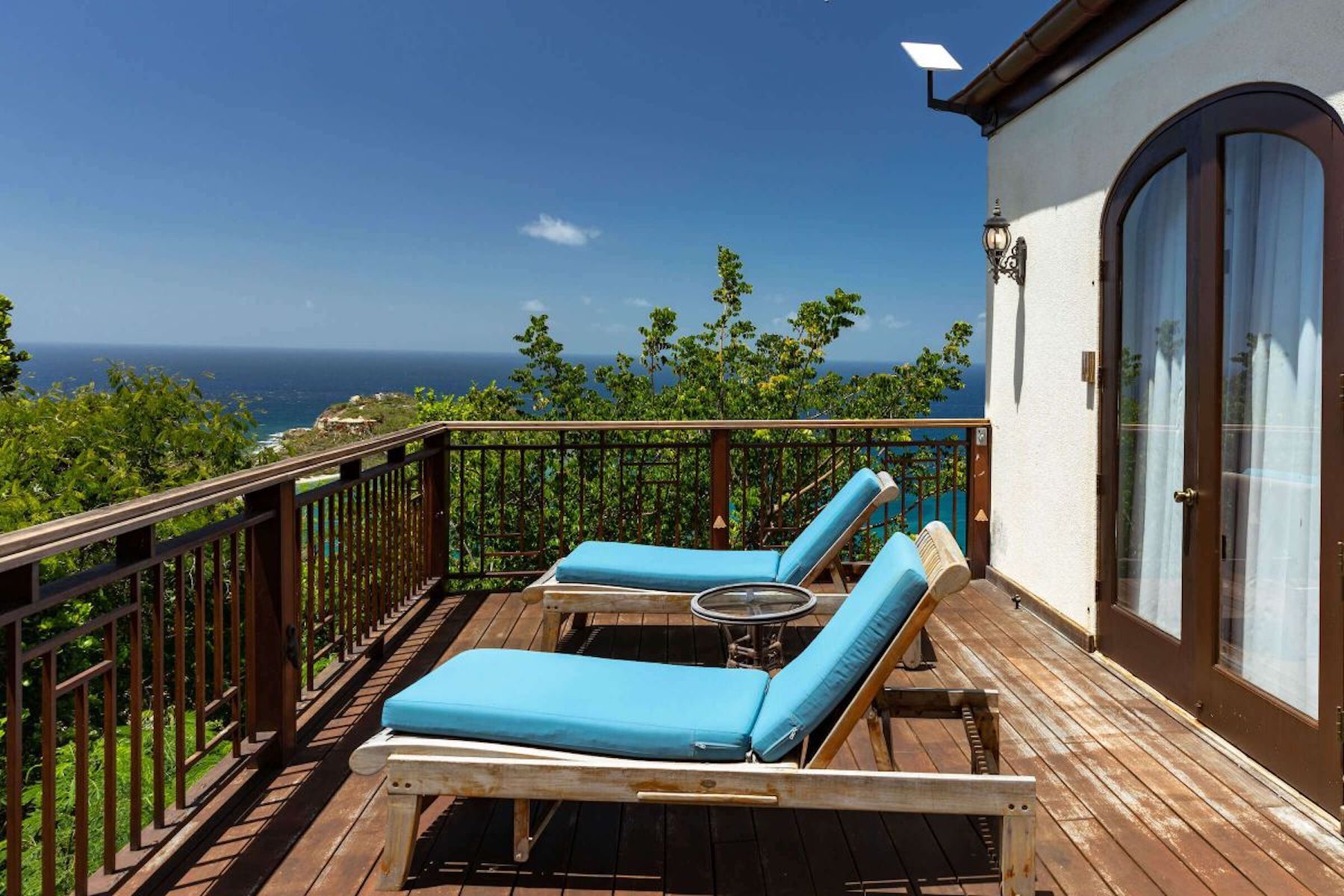 Loungers on the balcony