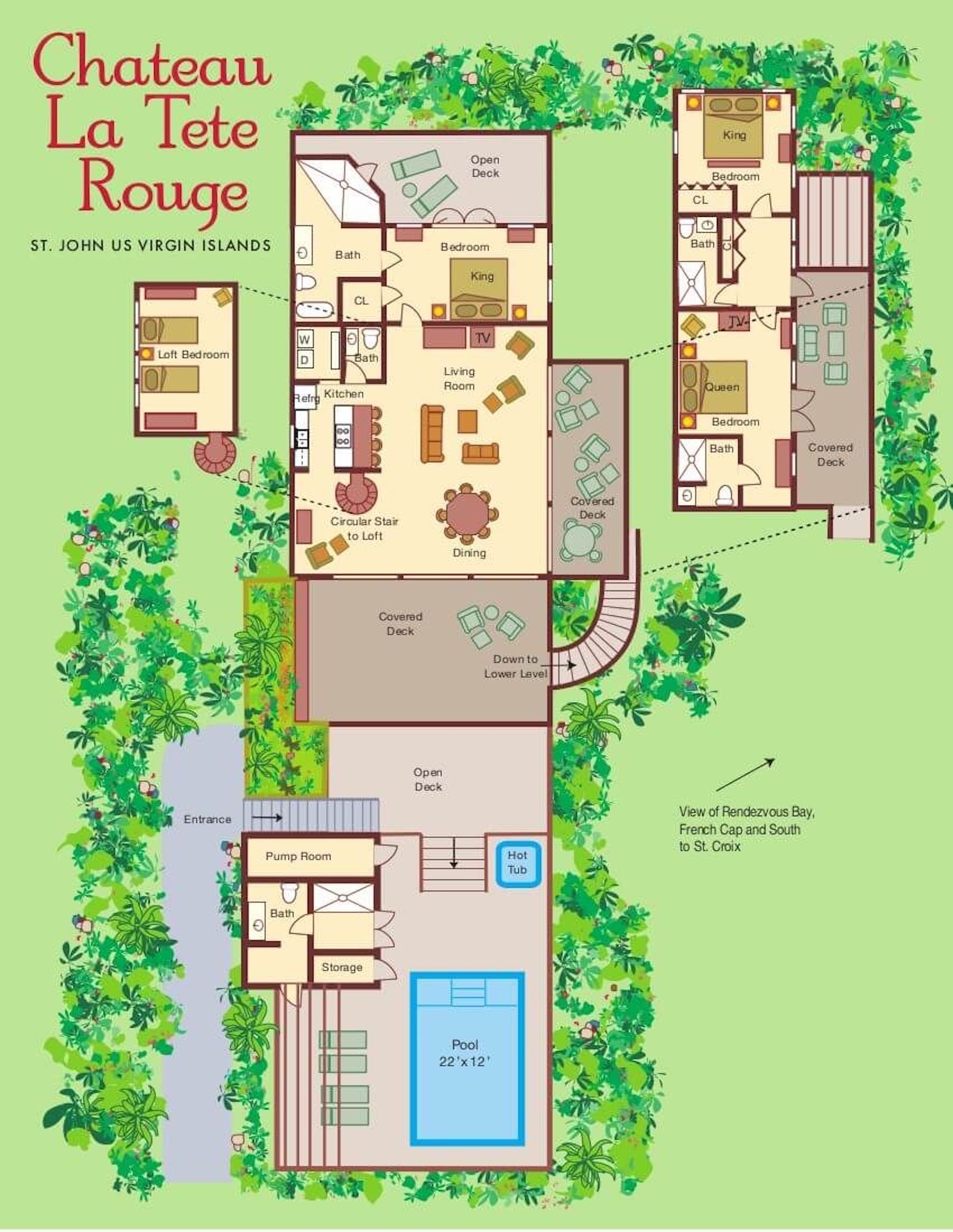 Chateau La Tete Rouge Villa villa photo.