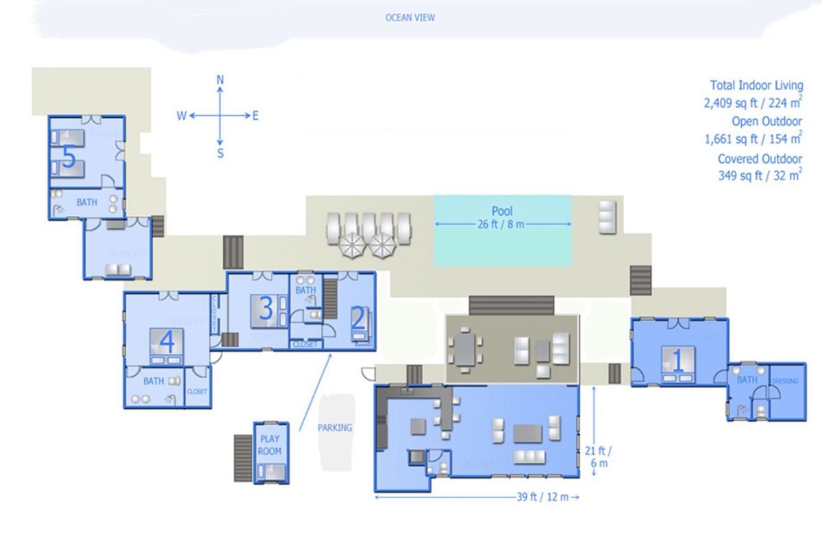Villa floorplan