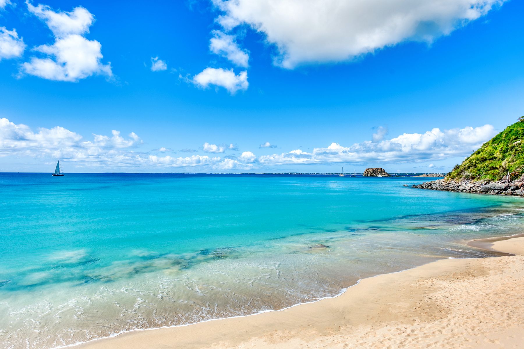 The beach at Petite Plage