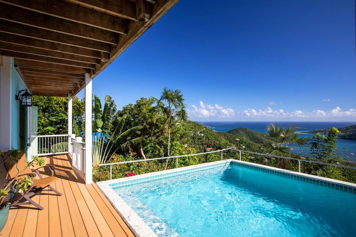 Views of Coral Bay from the deck
