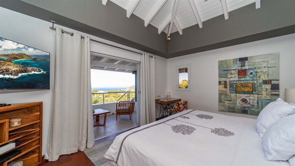 Ocean views from Bedroom 1