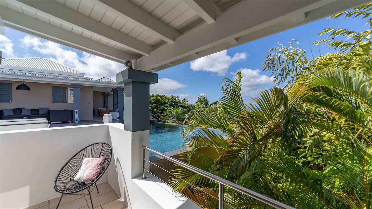 Private terrace for bedroom 2