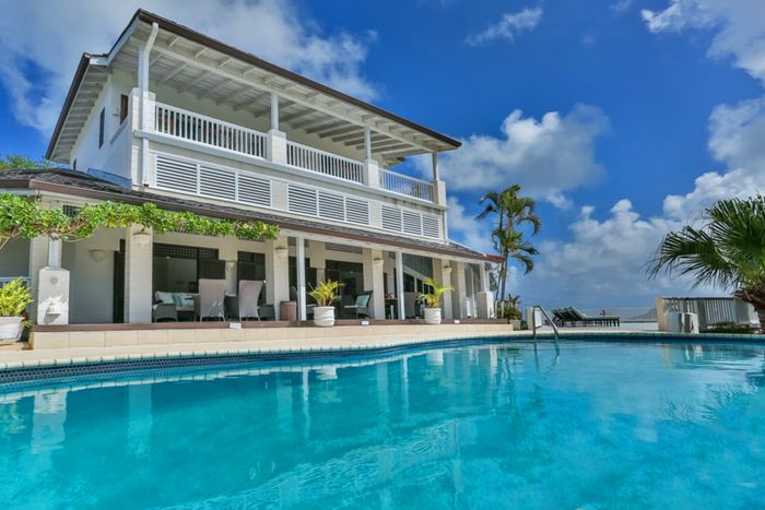 Tamarind Villa is located in Windward Hills views are of both the Atlantic Ocean and the Caribbean 