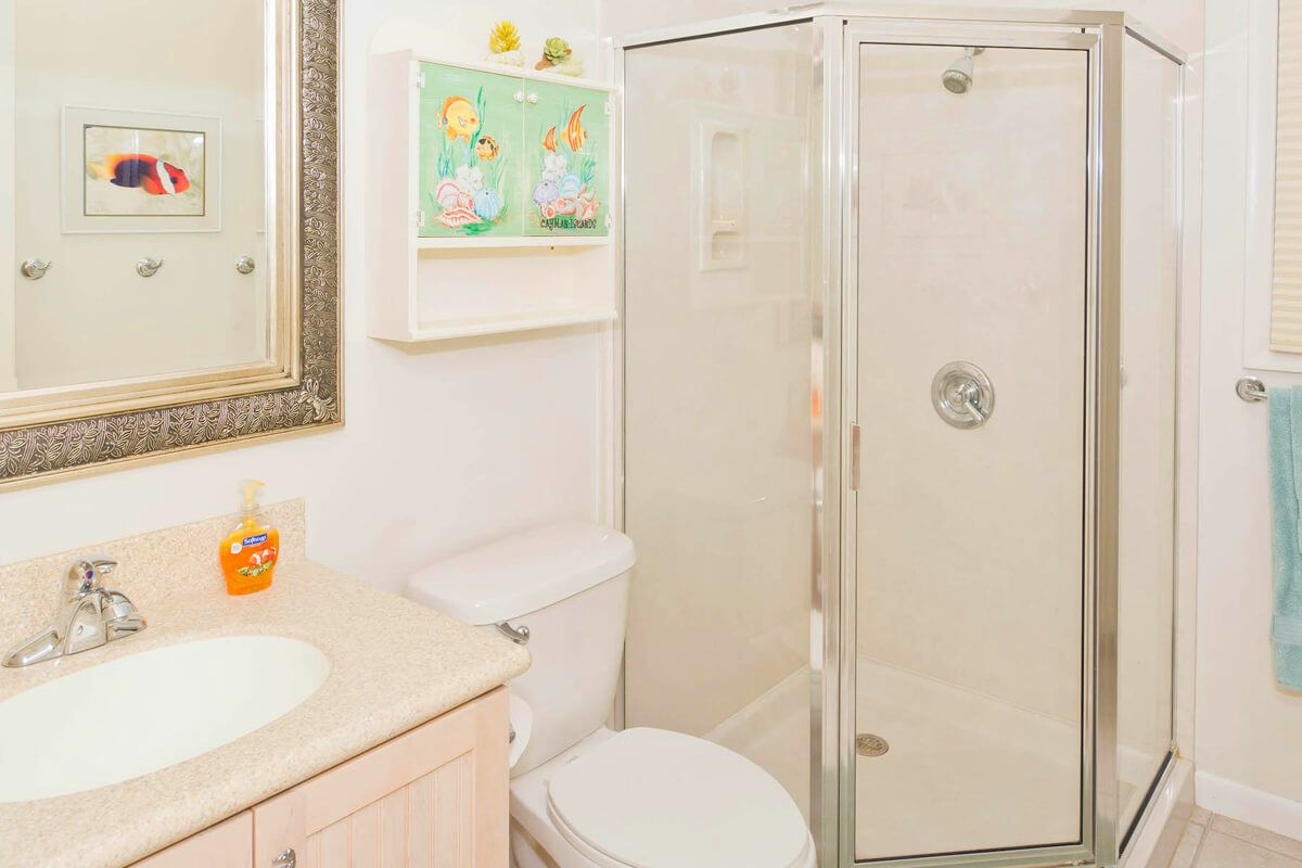 En suite bathroom