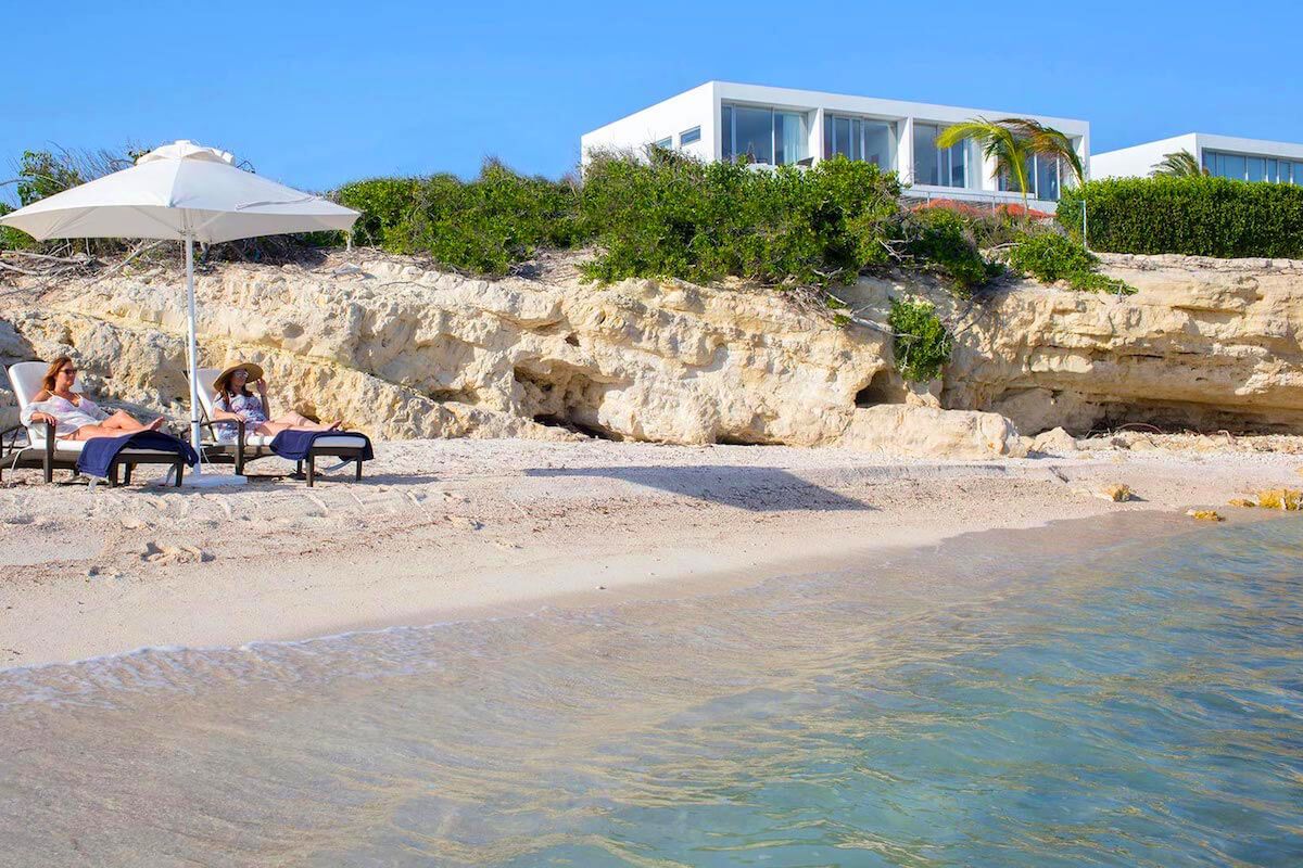 Private Beach just below the villa