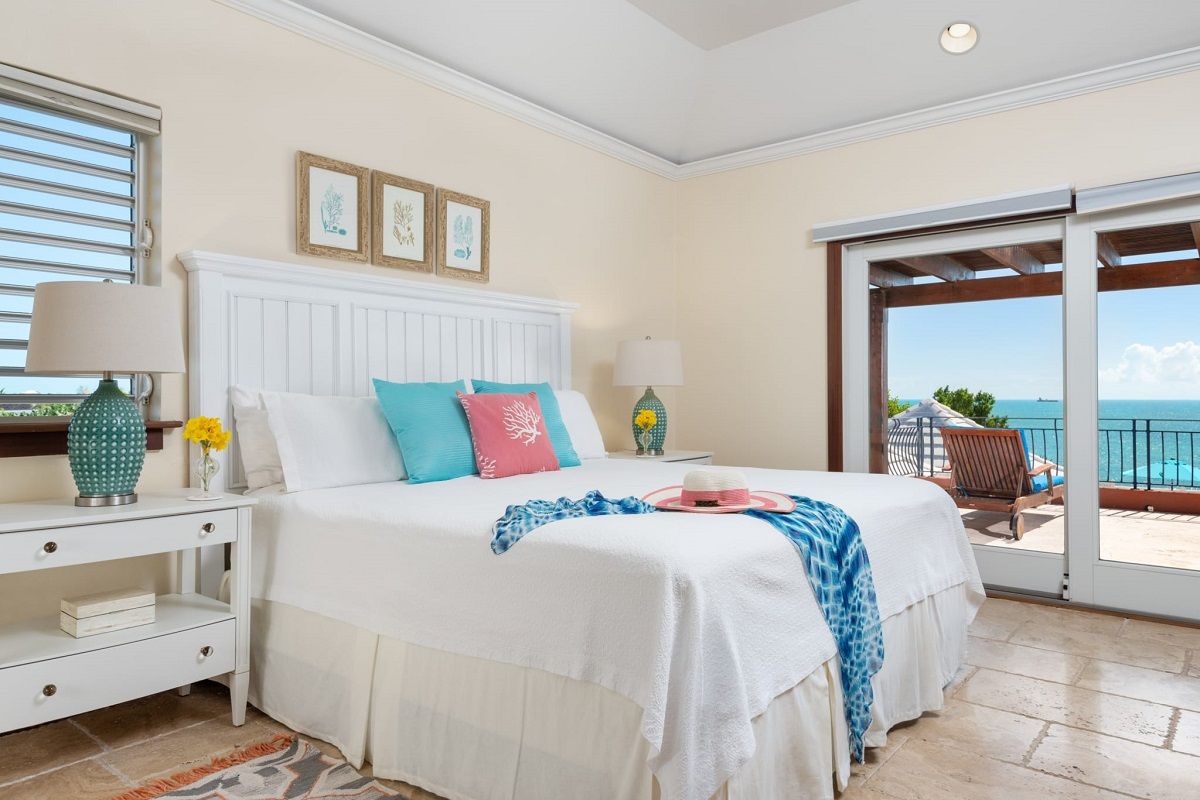 The third bedroom has balcony access