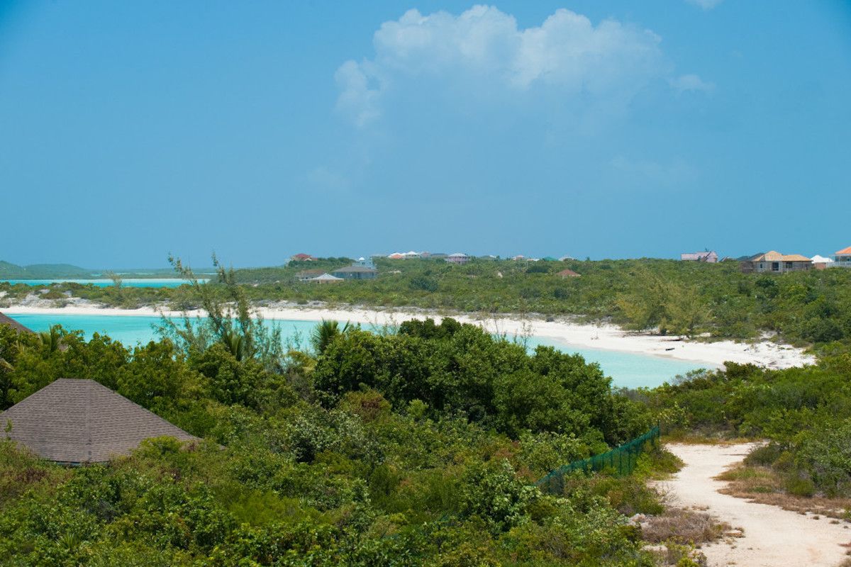 Access to the beach from the villa