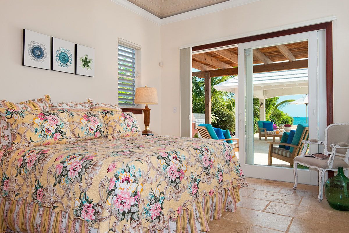 Patio access from the bedroom