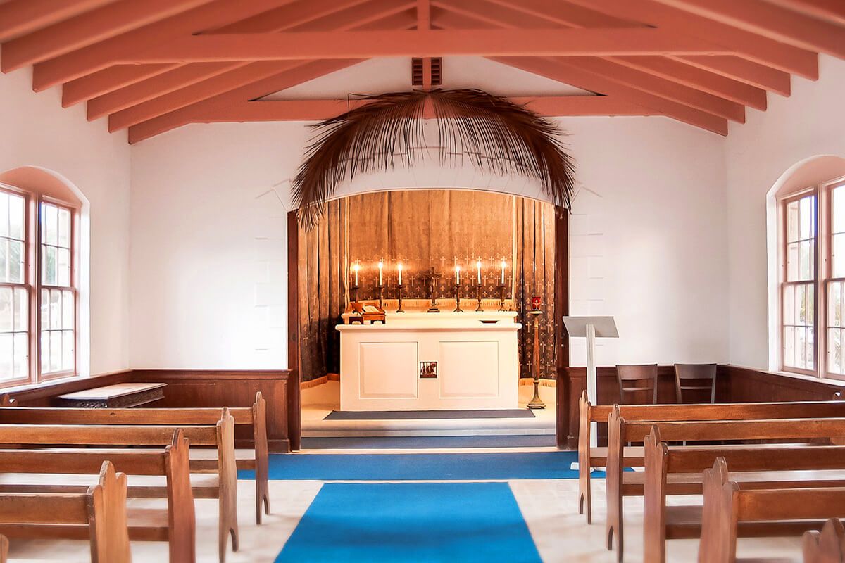 On-island chappel