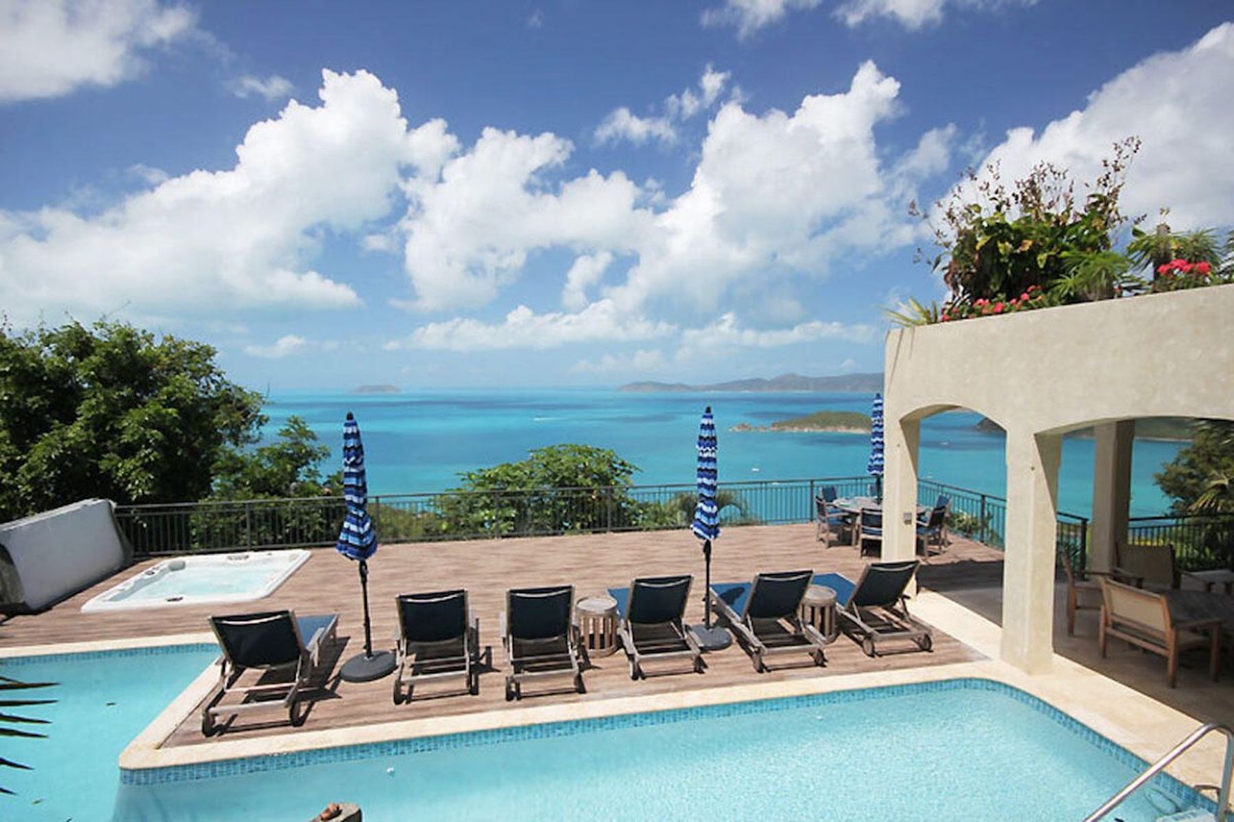 Sundeck with pool